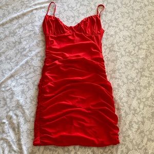 Tiger mist red mini body con dress size L